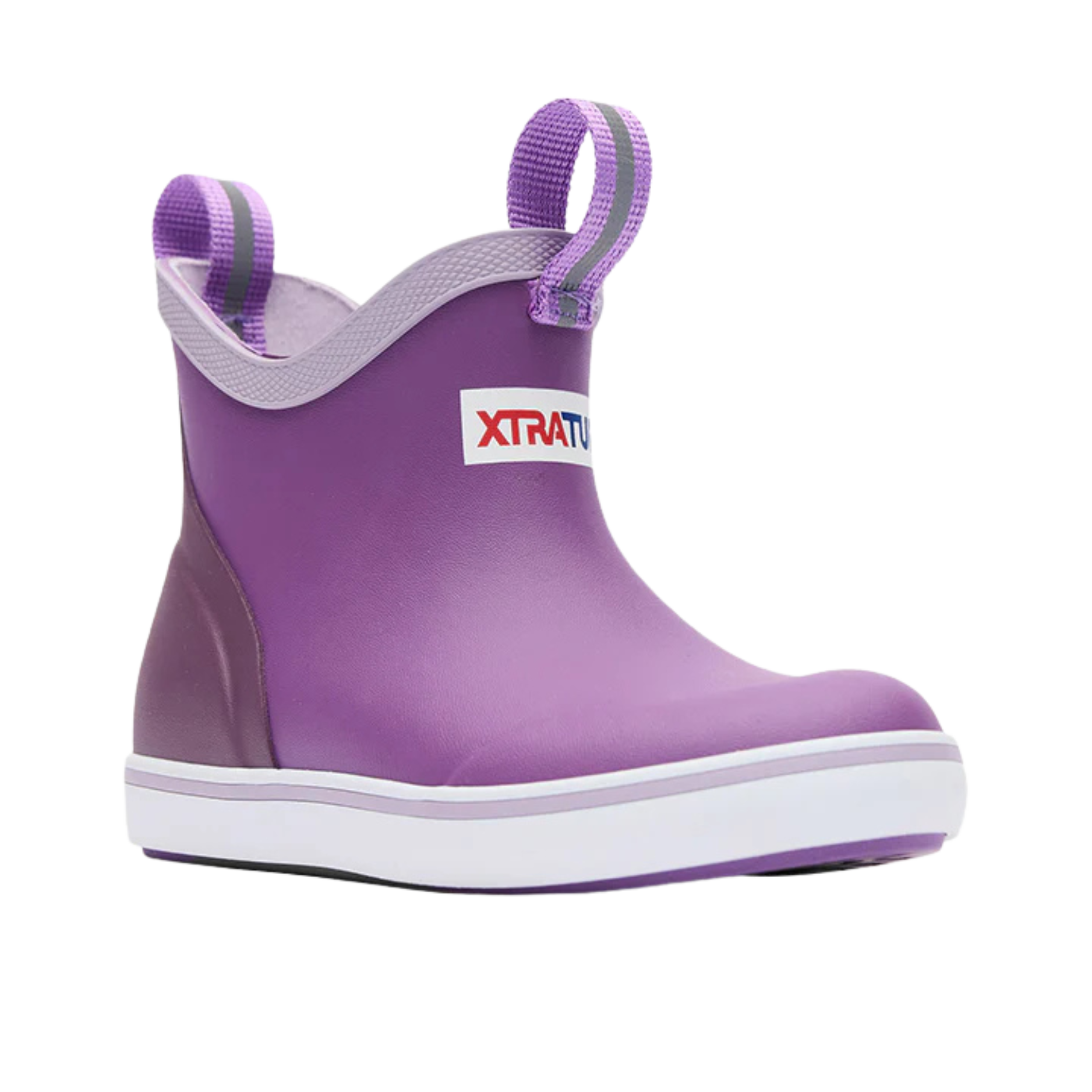 XtraTuf | Big Kids Ankle Deck Boot | Purple