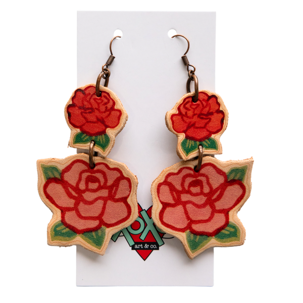 XOXO Art & Co. | Rose Ranch Drop Earrings