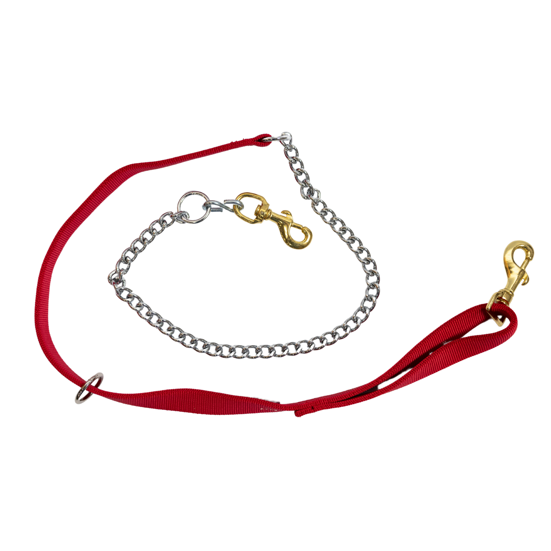 Leather Brothers | Bravo Dog Lead with Chain | 56 inch