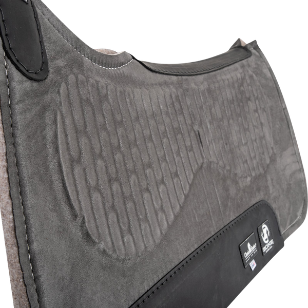 Classic Equine | Zone Micro Suede Saddle Pad | 3/4" Felt | 30" x 30"