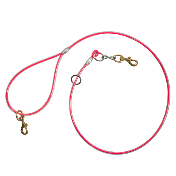 Leather Brothers | Cable Dog Lead | 56 inch