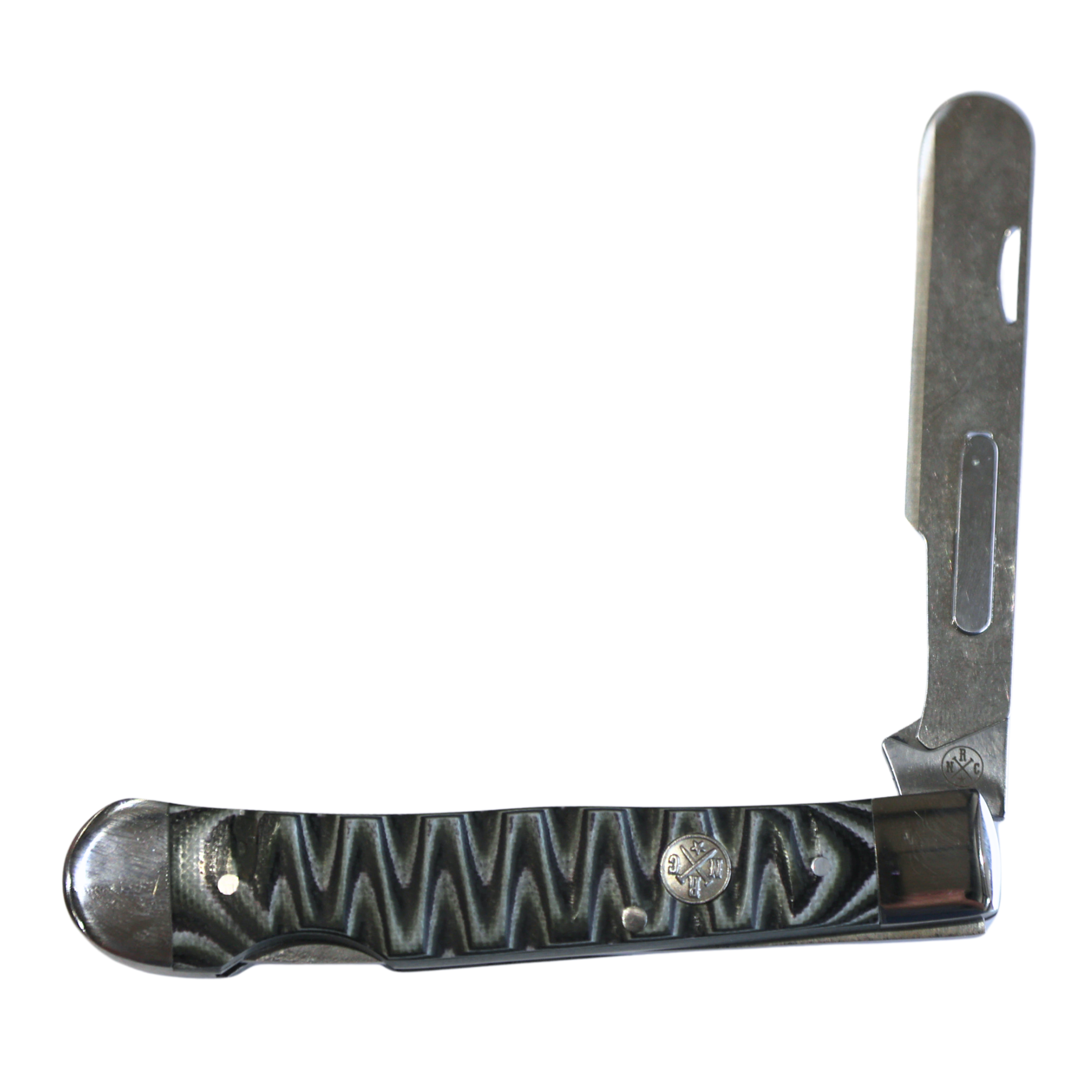 Rusted Nail Knives | Brown Fang | Lock Blade Bullcutter Trapper