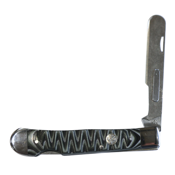 Rusted Nail Knives | Brown Fang | Lock Blade Bullcutter Trapper