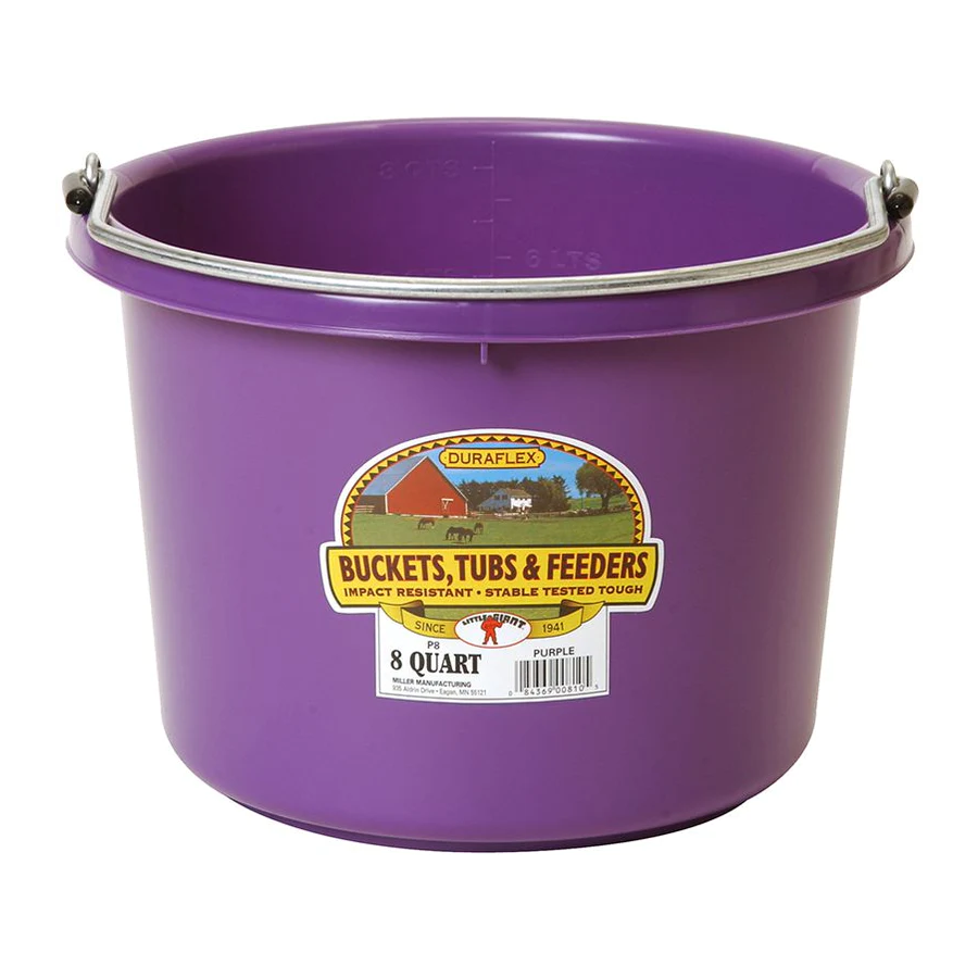 Duraflex | 8 Quart Plastic Pail