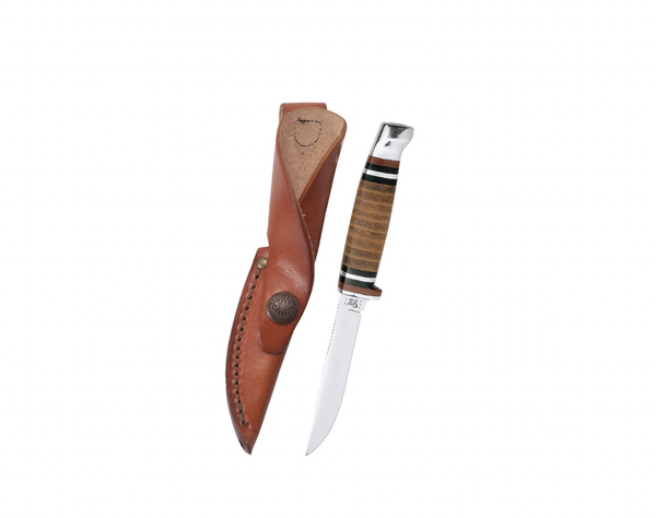 Case Knives | 00379 | Leather Mini FINN Hunter with Leather Sheath