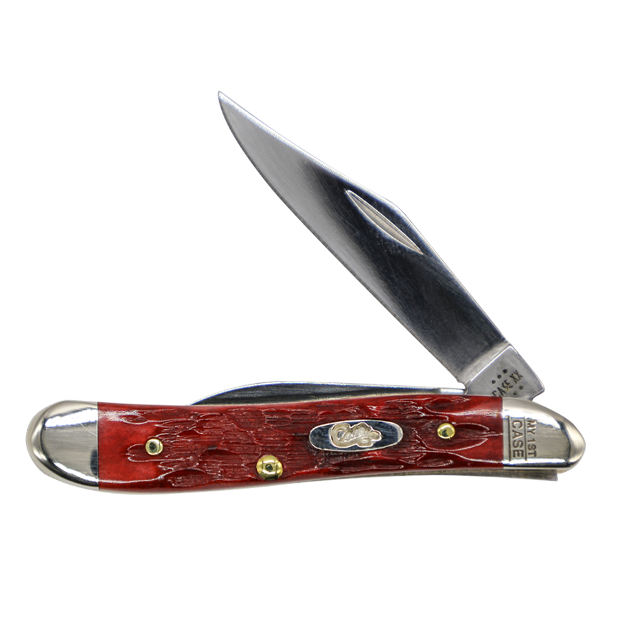Case Knives | 00781 | Pocket Worn® Corn Cob Jig Old Red Bone Peanut