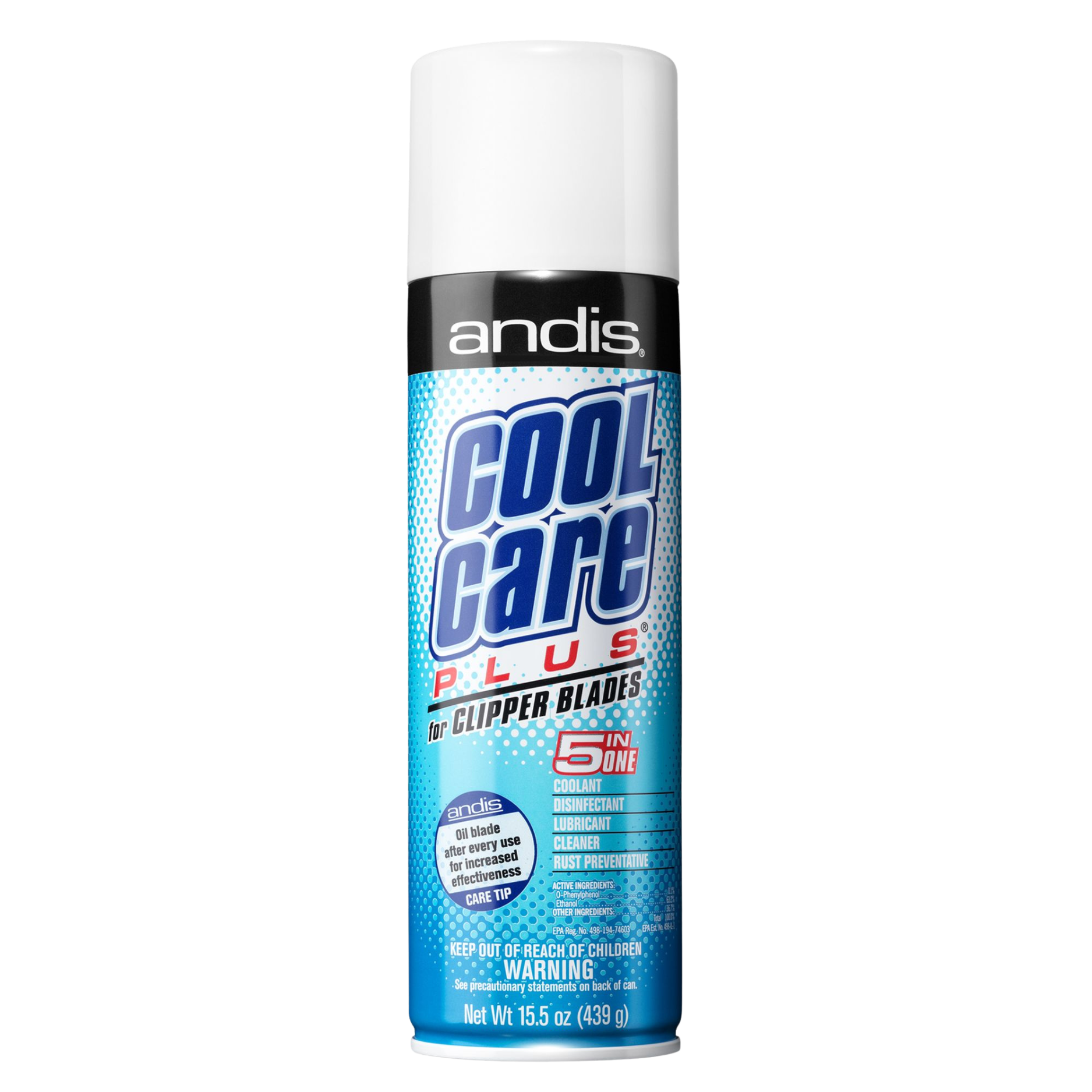 ANDIS | Clipper Blade Cool Care + 5-N-1 Spray
