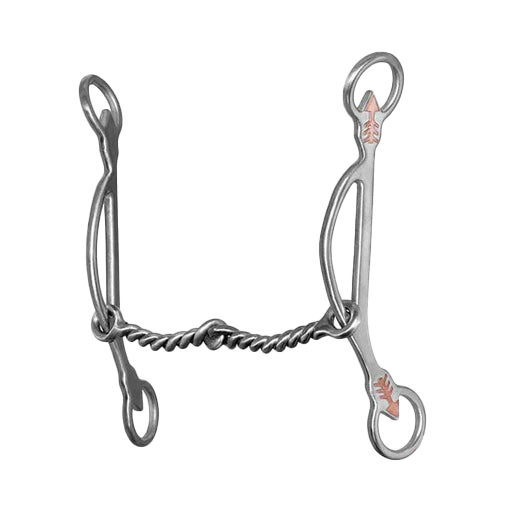 Cowboy Tack | Winner Smooth Twisted Gag Bit | EM Barrel Racing Series