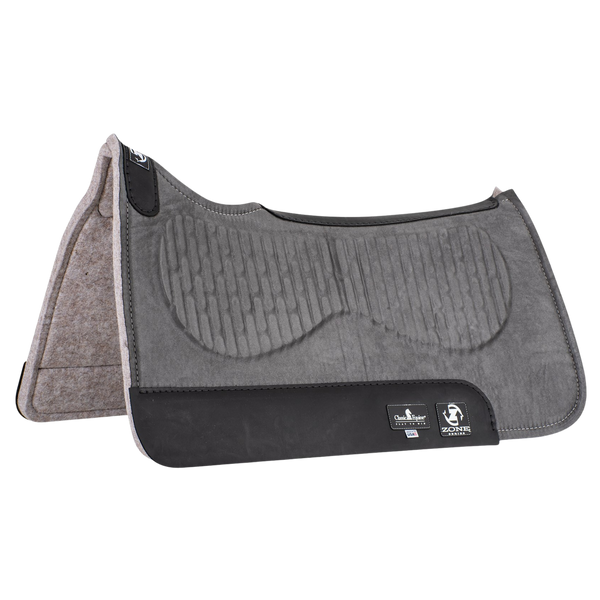 Classic Equine | Zone Micro Suede Saddle Pad | 3/4" Felt | 31" x 32"