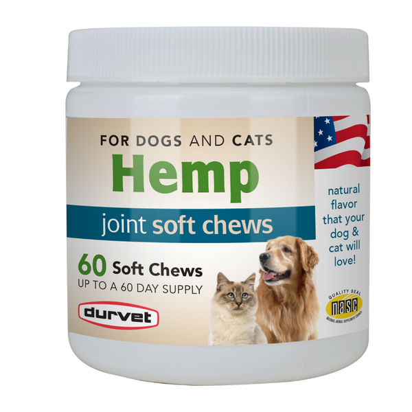 Durvet | Hemp Joint Soft Chews | 60 Ct