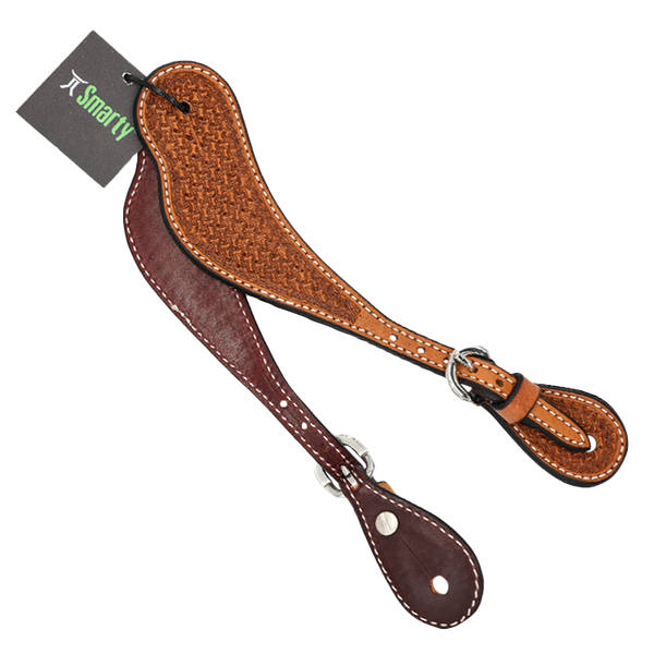 Wildfire Saddlery | Spur Straps Cowboy Mens Golden Spider Stamp