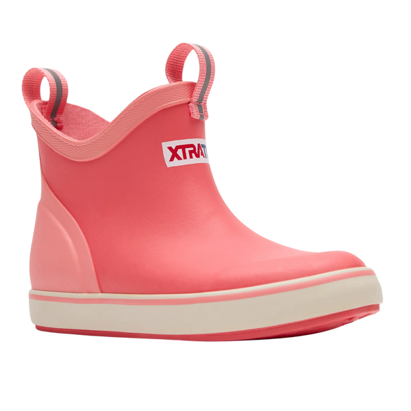 XtraTuf | Little Kids Ankle Deck Boot | Coral