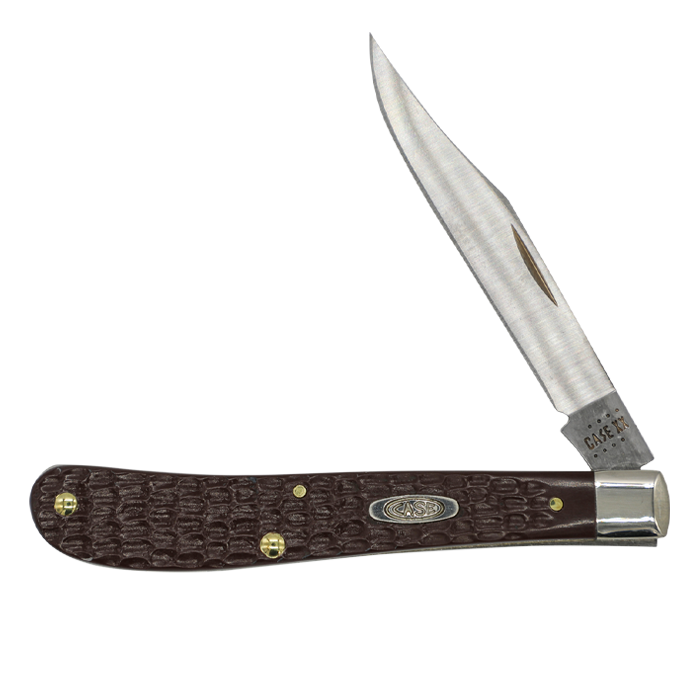 Case Knives | 00135 | Brown Synthetic Slimline Trapper