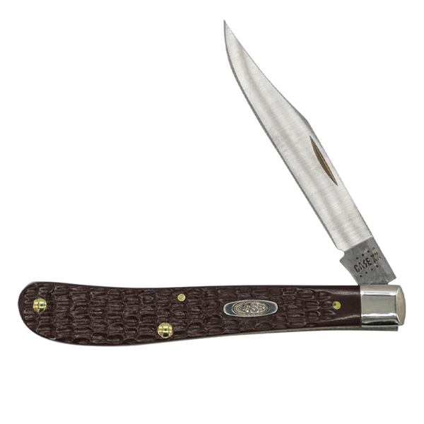 Case Knives | 00135 | Brown Synthetic Slimline Trapper