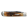 Case Knives | 00164 | Peach Seed Jig Amber Bone Trapper