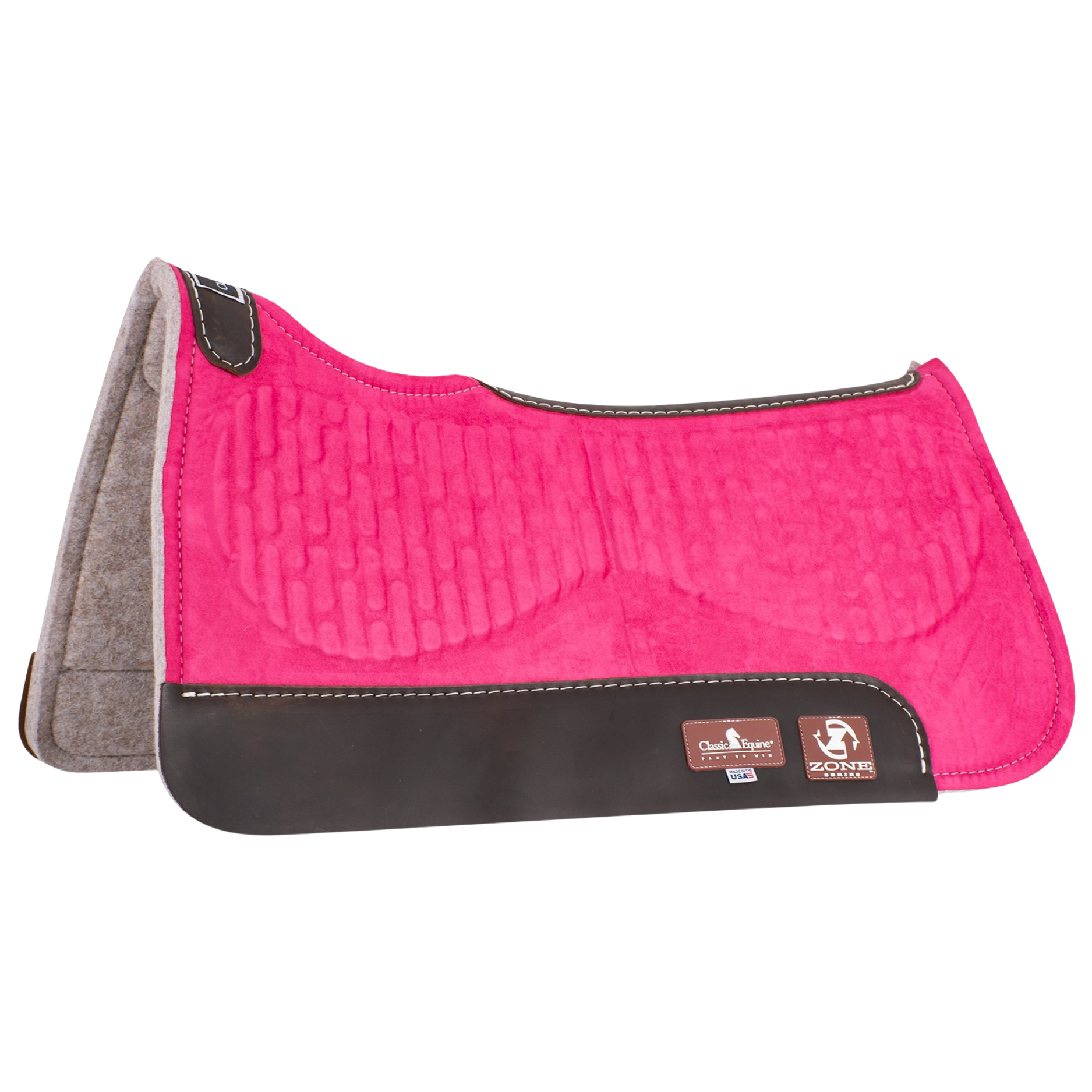 Classic Equine | Zone Micro Suede Saddle Pad | 3/4