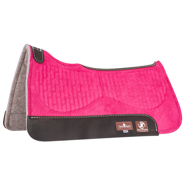 Classic Equine | Zone Micro Suede Saddle Pad | 3/4" Felt | 30" x 30"