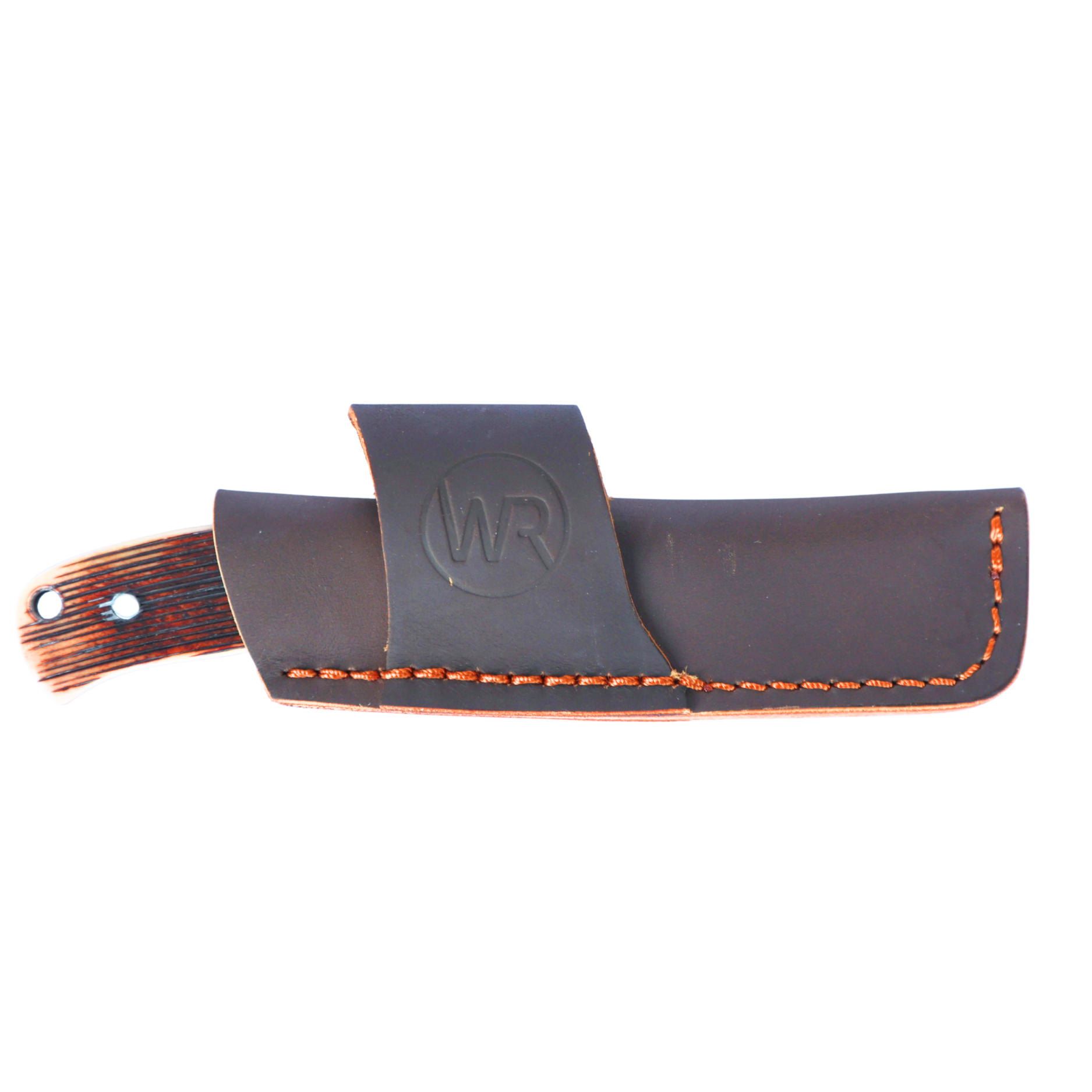 Rusted Nail Knives | Sawmill | Bone Damascus Cactus Alley Bullcutter Knife