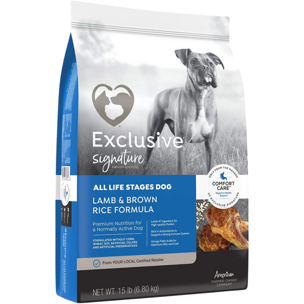 Exclusive Signature | All Life Stages Dog Food | Lamb & Brown Rice
