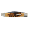 Case Knives | 00204 | Peach Seed Jig Amber Bone CS Large Stockman