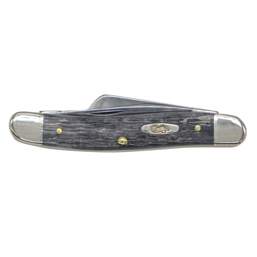 Case Knives | 58413 | Pocket Worn® Crandall Jig Gray Bone Medium Stockman