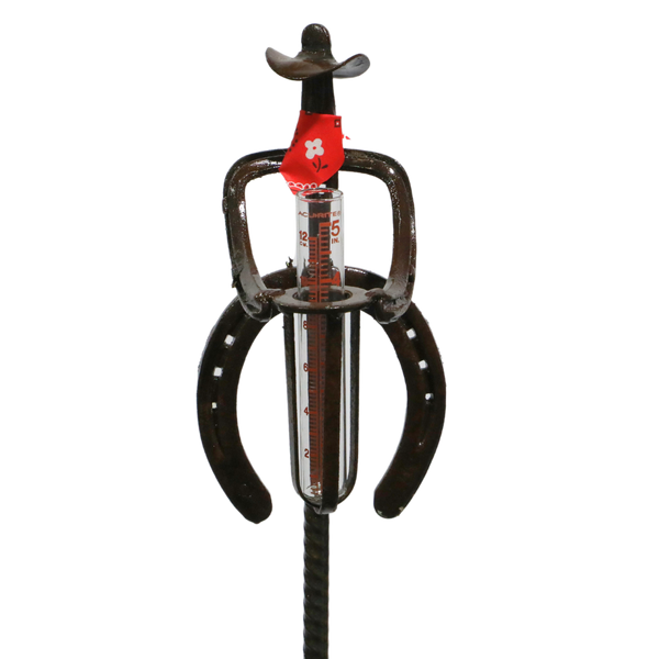 Cowboy Rain Gauge
