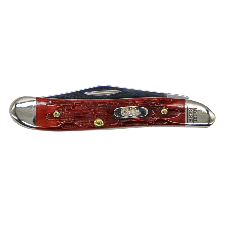 Case Knives | 00781 | Pocket Worn® Corn Cob Jig Old Red Bone Peanut