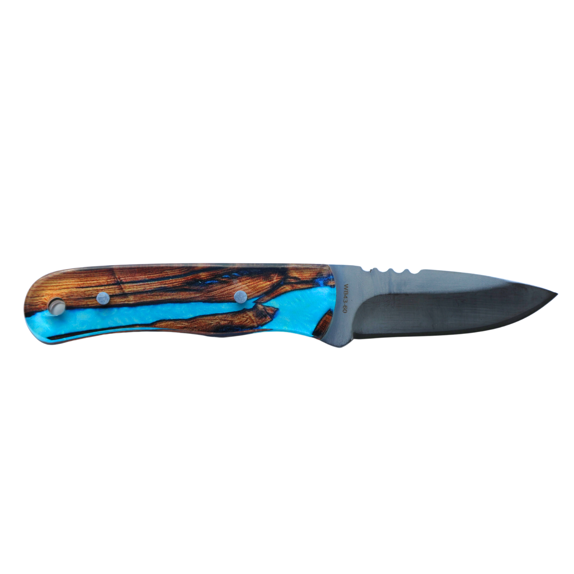Rusted Nail Knives | Spring Branch | Acrylic Skinner Knife