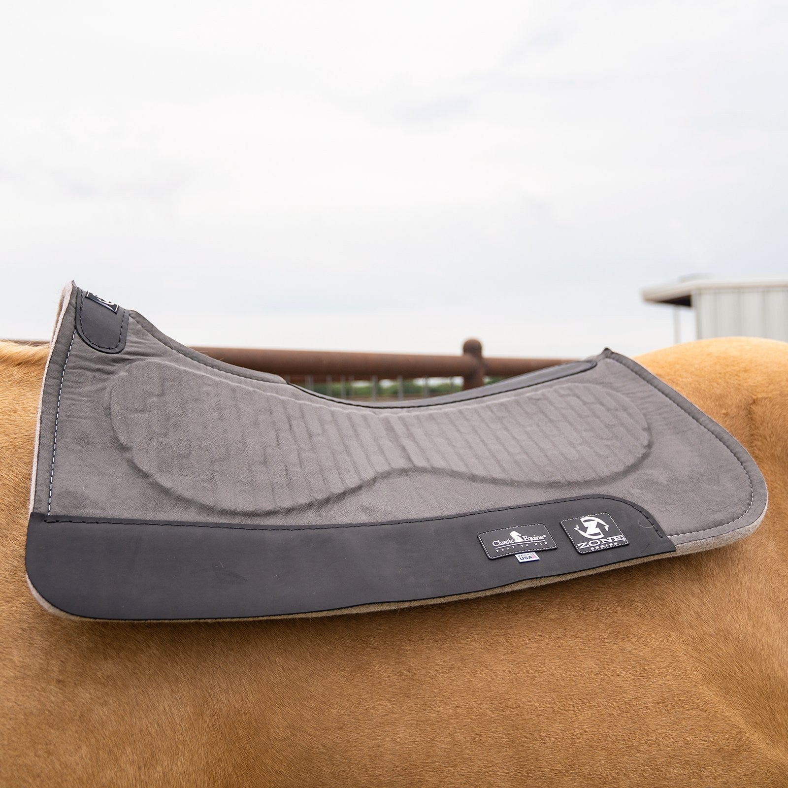 Classic Equine | Zone Micro Suede Saddle Pad | 3/4