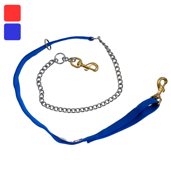 Leather Brothers | Bravo Dog Lead with Chain | 56 inch