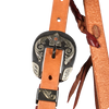 Wildfire Saddlery | 3/4" Headstall Braided Ear Harness with Cowboy Knots and Custom Buckles