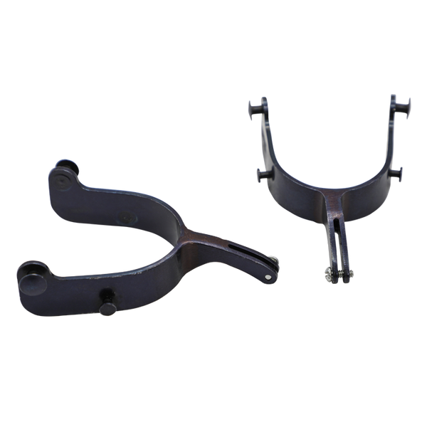 Barstow 5° Bareback Spurs - Turned Down