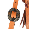 Wildfire Saddlery | 3/4" Headstall Braided Ear Harness with Cowboy Knots and Custom Buckles