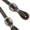 Wildfire Saddlery | Spur Straps 5/8" Rosewood Stamp with Custom Buckles