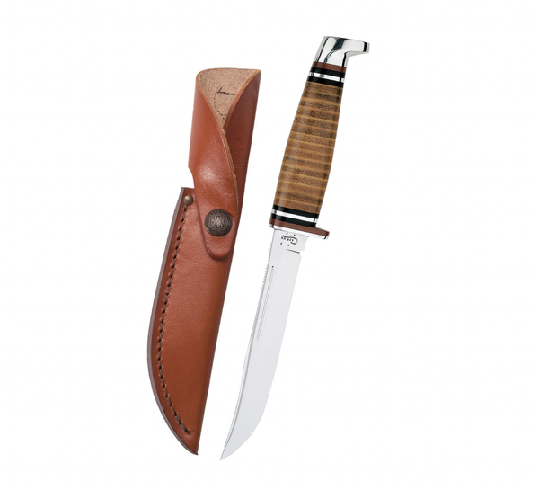 Case Knives | 00381 | Leather 5" Utility Hunter with Leather Sheath