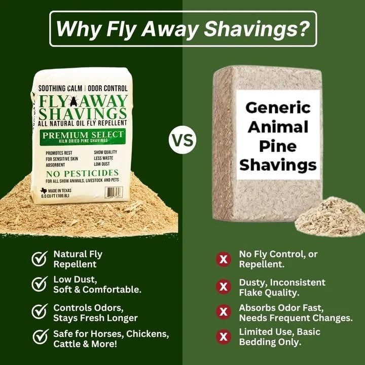Fly Away Shavings | Fly Repellent Shavings